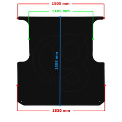 Protector Carga Suelo Furgoneta Toyota HILUX (AN120, AN130) Pick-up