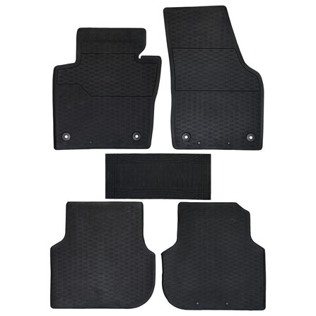 Alfombrllas Goma 3D Basic para Volkswagen Tiguan 5N