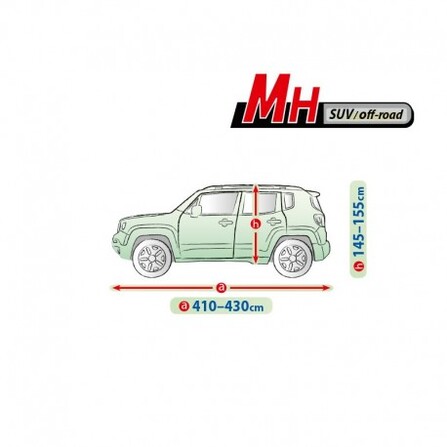 FUNDA EXTERIOR PREMIUM CUBRE COCHE MH