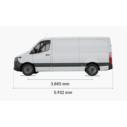 Protector Carga Suelo Furgoneta Mercedes eSPRINTER III L2 Electric (BEV)