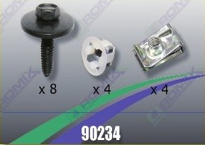 Tornilleria Protector Carter compatible con Renault  90234